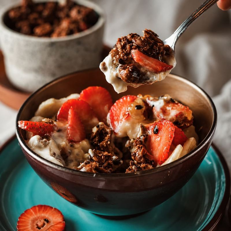 Granola bowl at Kāffi Colombo