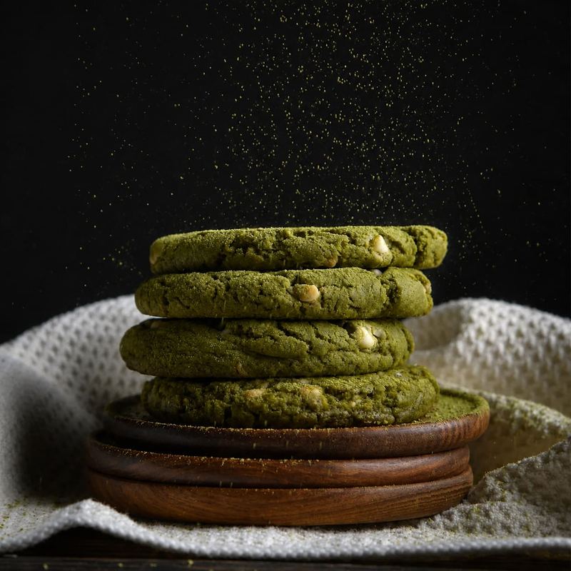 Matcha cookie baked at Kāffi Colombo